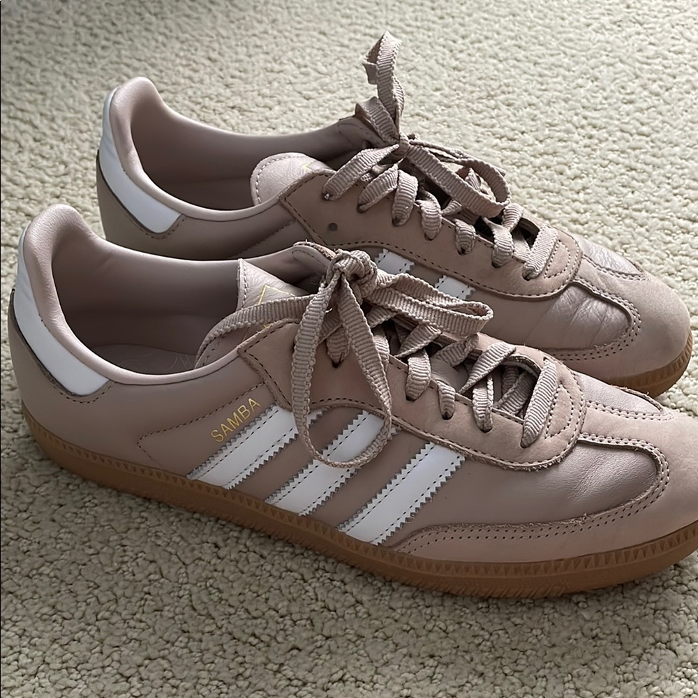 Adidas Women's Samba OG Sneakers - Wonder Taupe/White